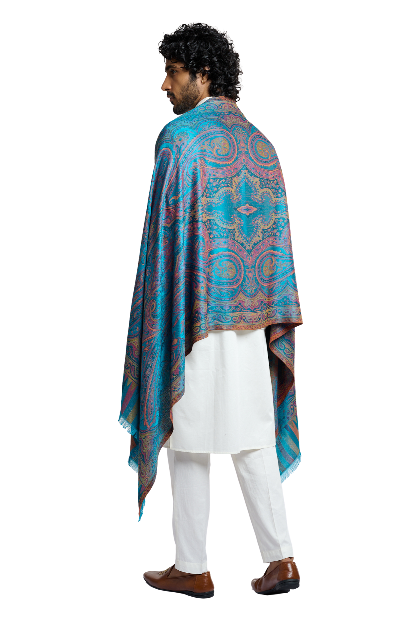 Men's Heritage Reversible Jamawar Scarf