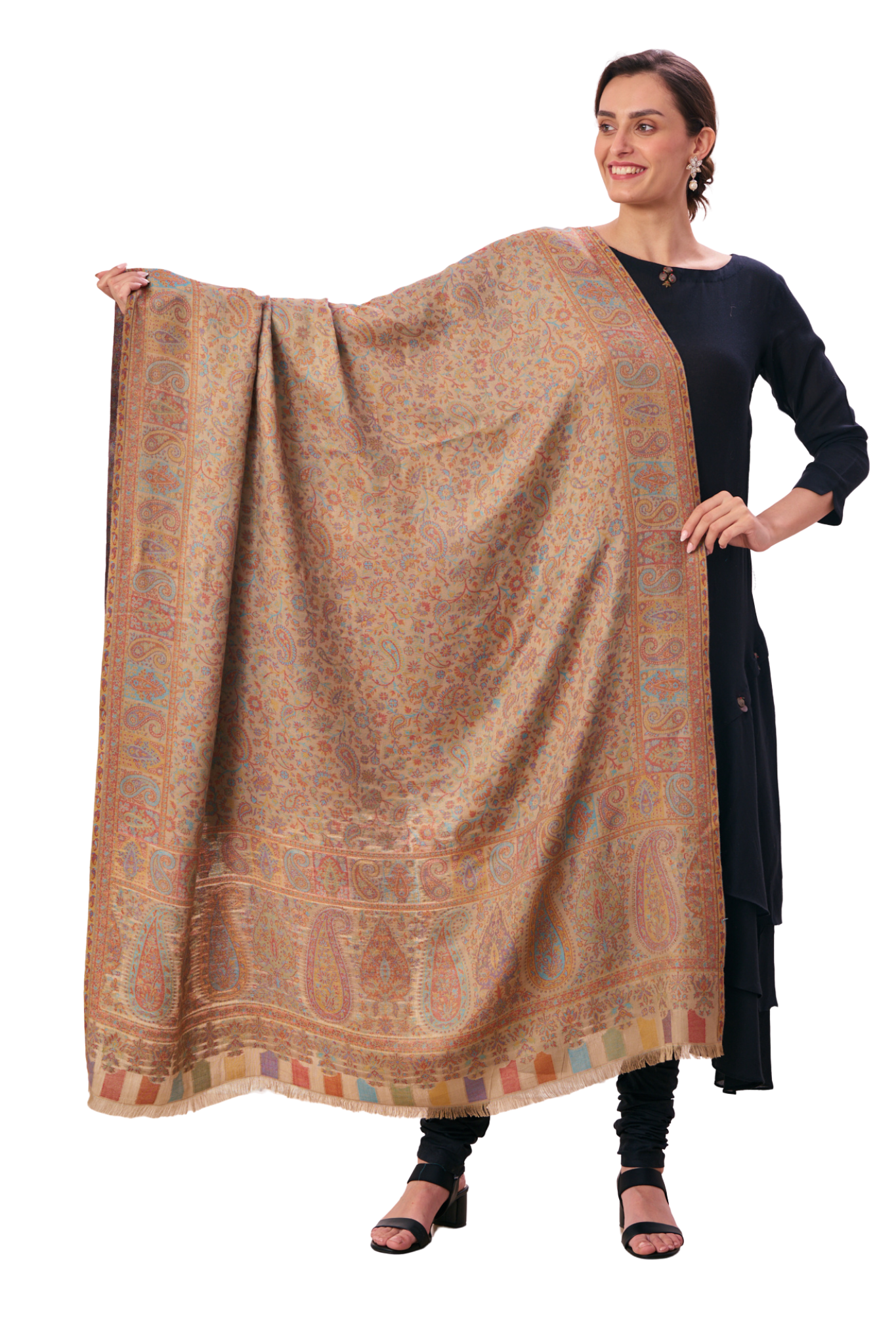 Women's Silk Modal Kaani Shawl