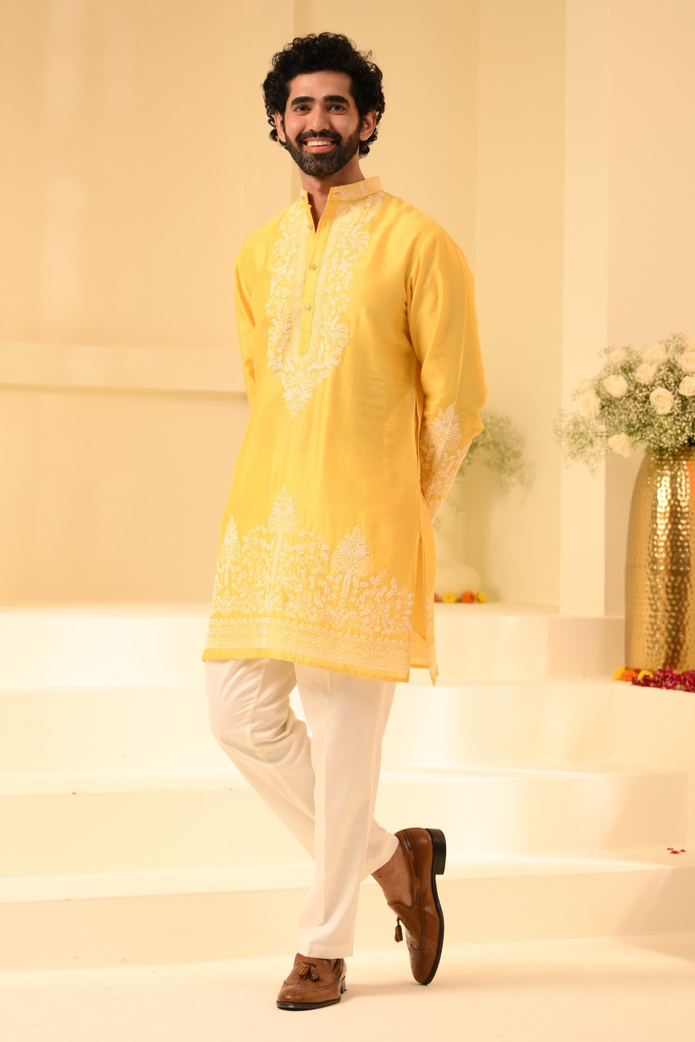 Taroob Embellished Festive Kurta Pajama Set
