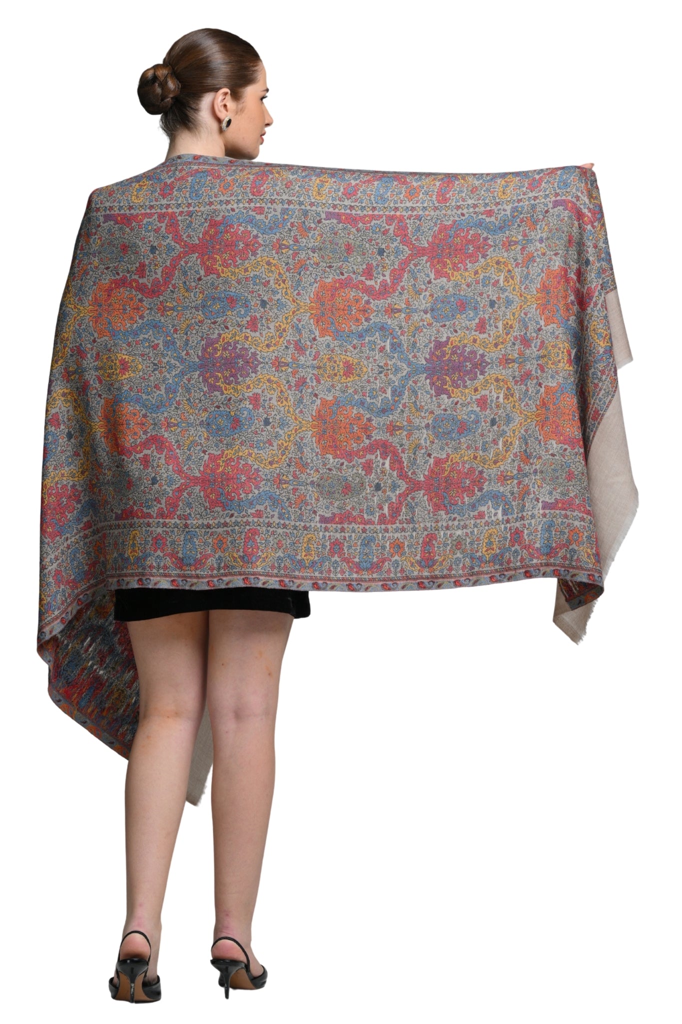 Taroob Traditional Kaani Wool Stole