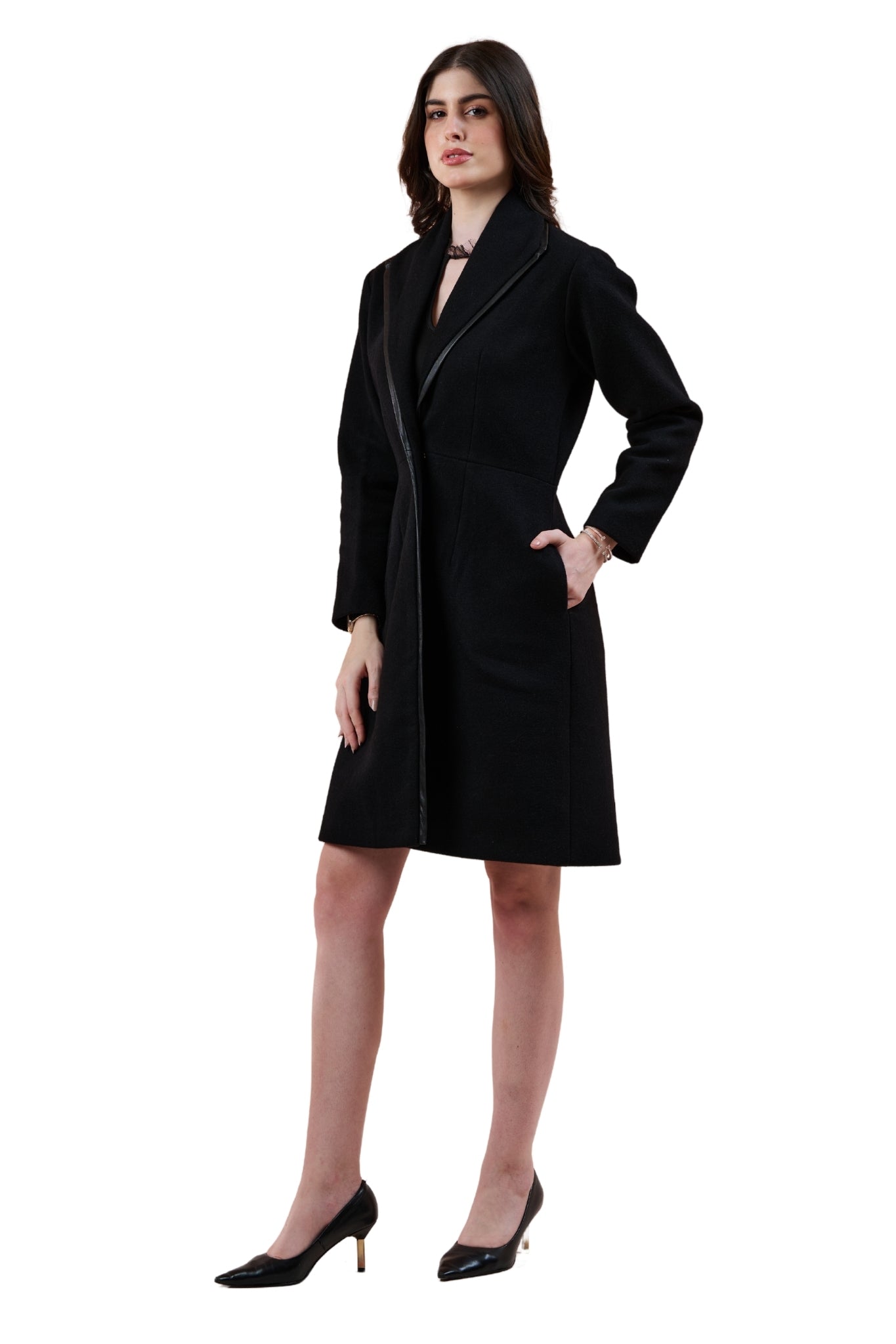 Wool Cashmere Long Coat