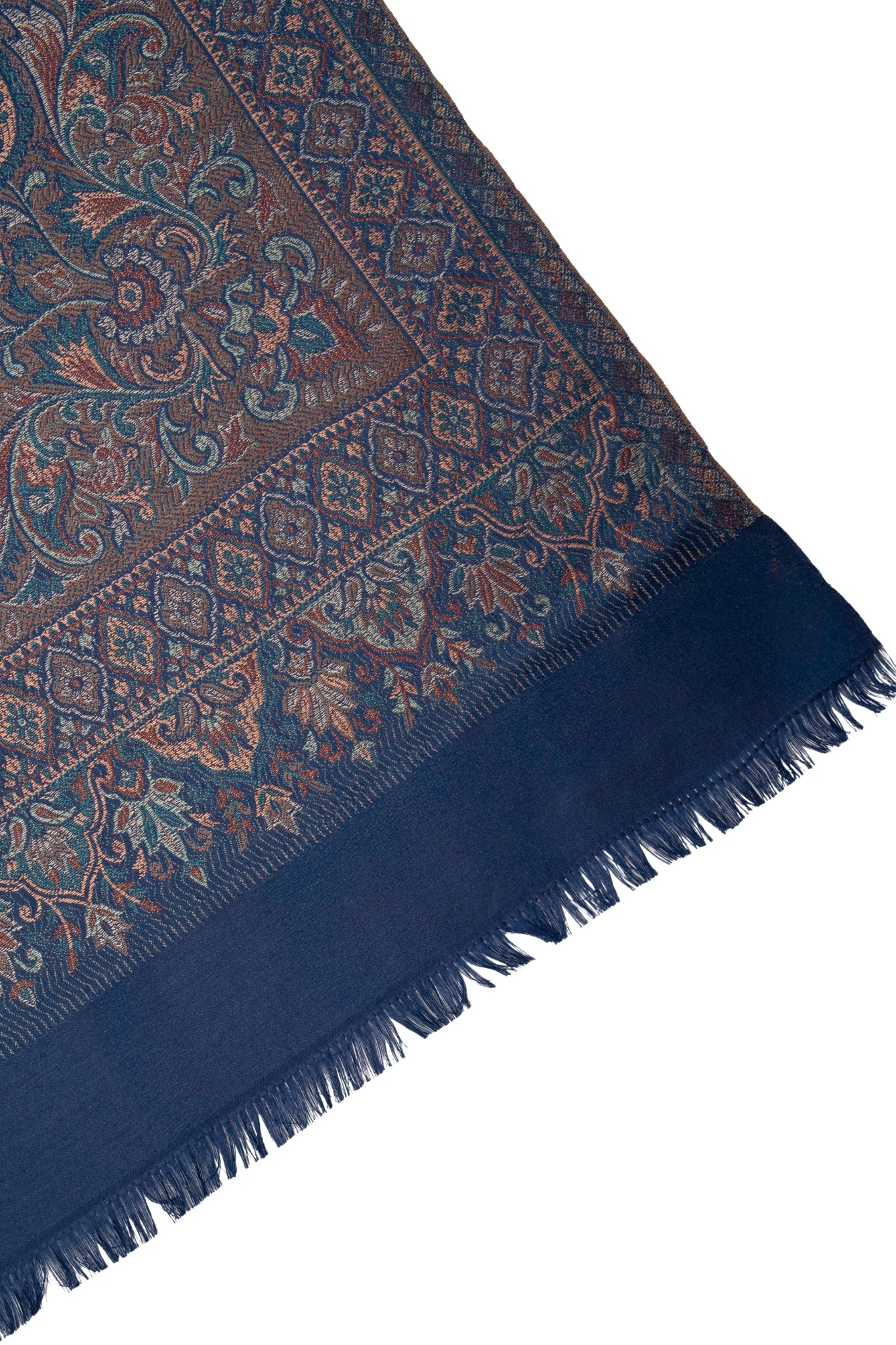 Taroob Faux Pashmina Antique Jamawar Shawl