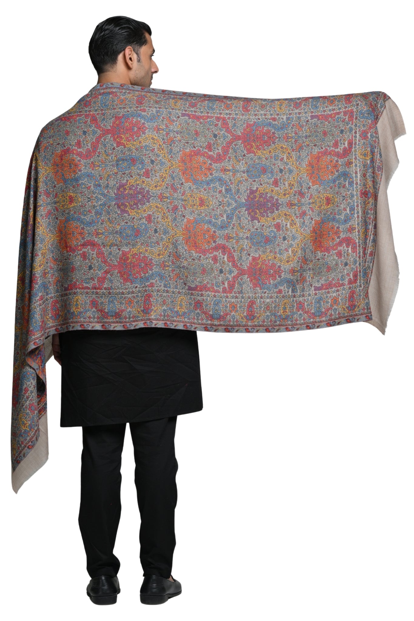 Taroob Traditional Kaani Wool Stole