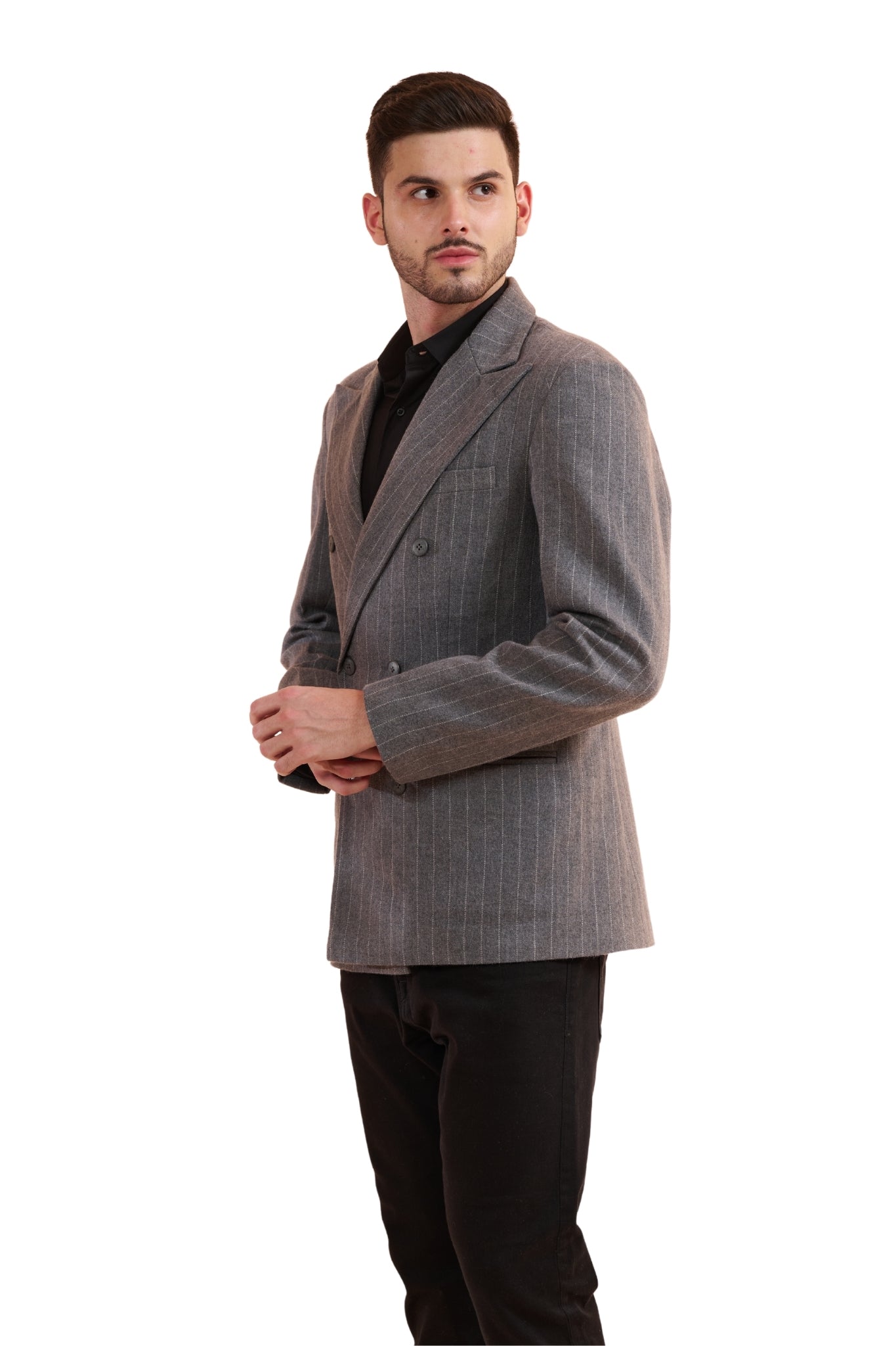 Double Breast Wool Blazer