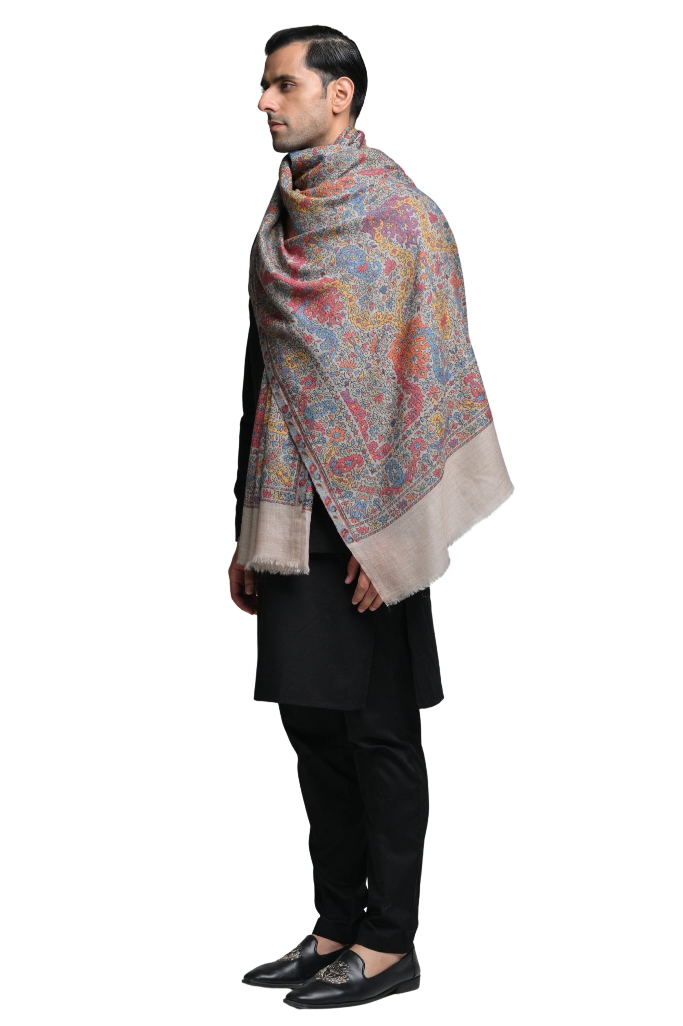 Taroob Traditional Kaani Wool Stole