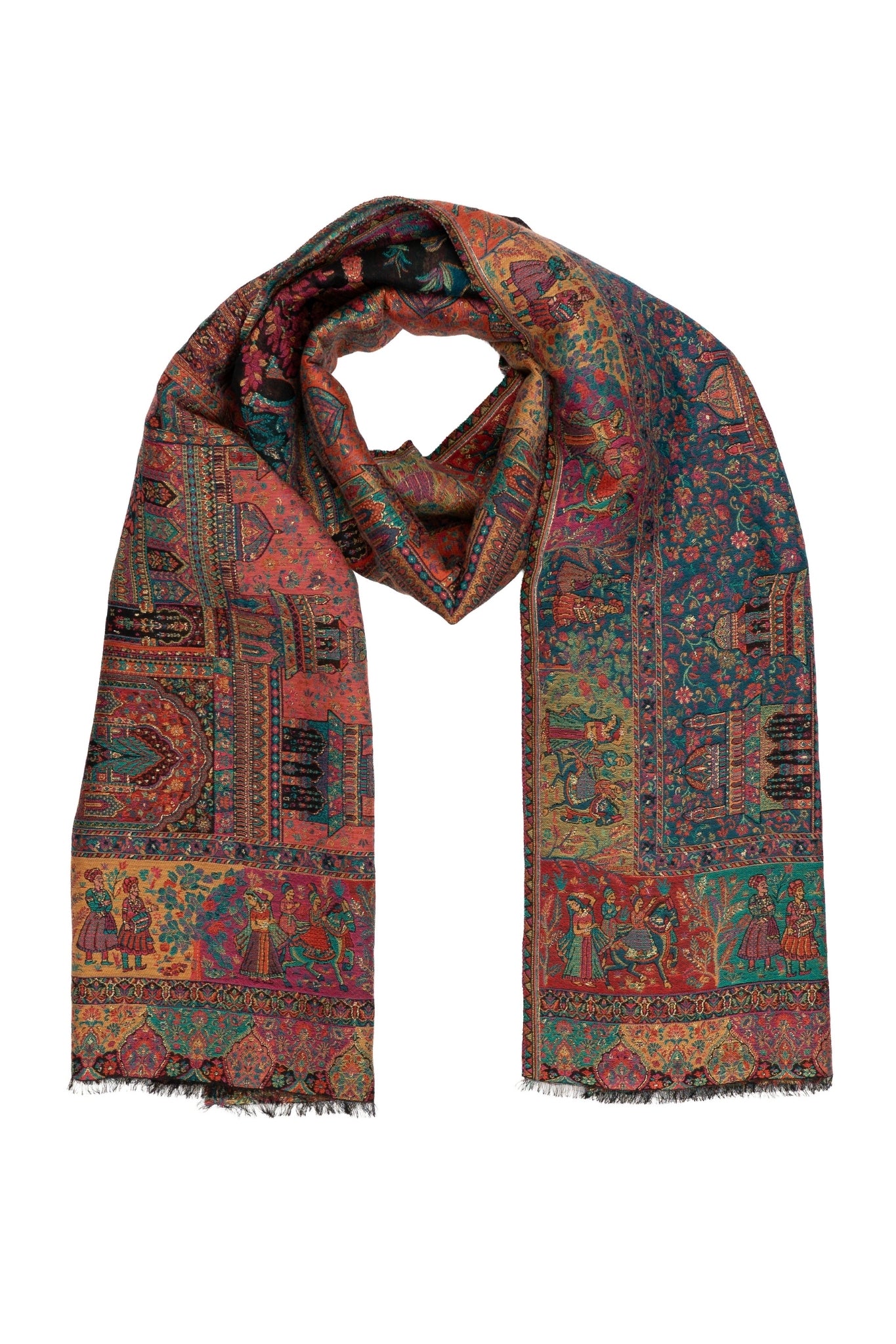 Taroob Luxury Kashmiri Darbar Kaani Stole