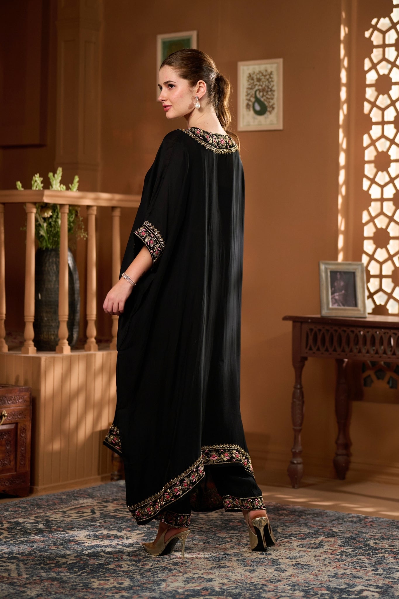 Taroob Hand Embellished Choga Set