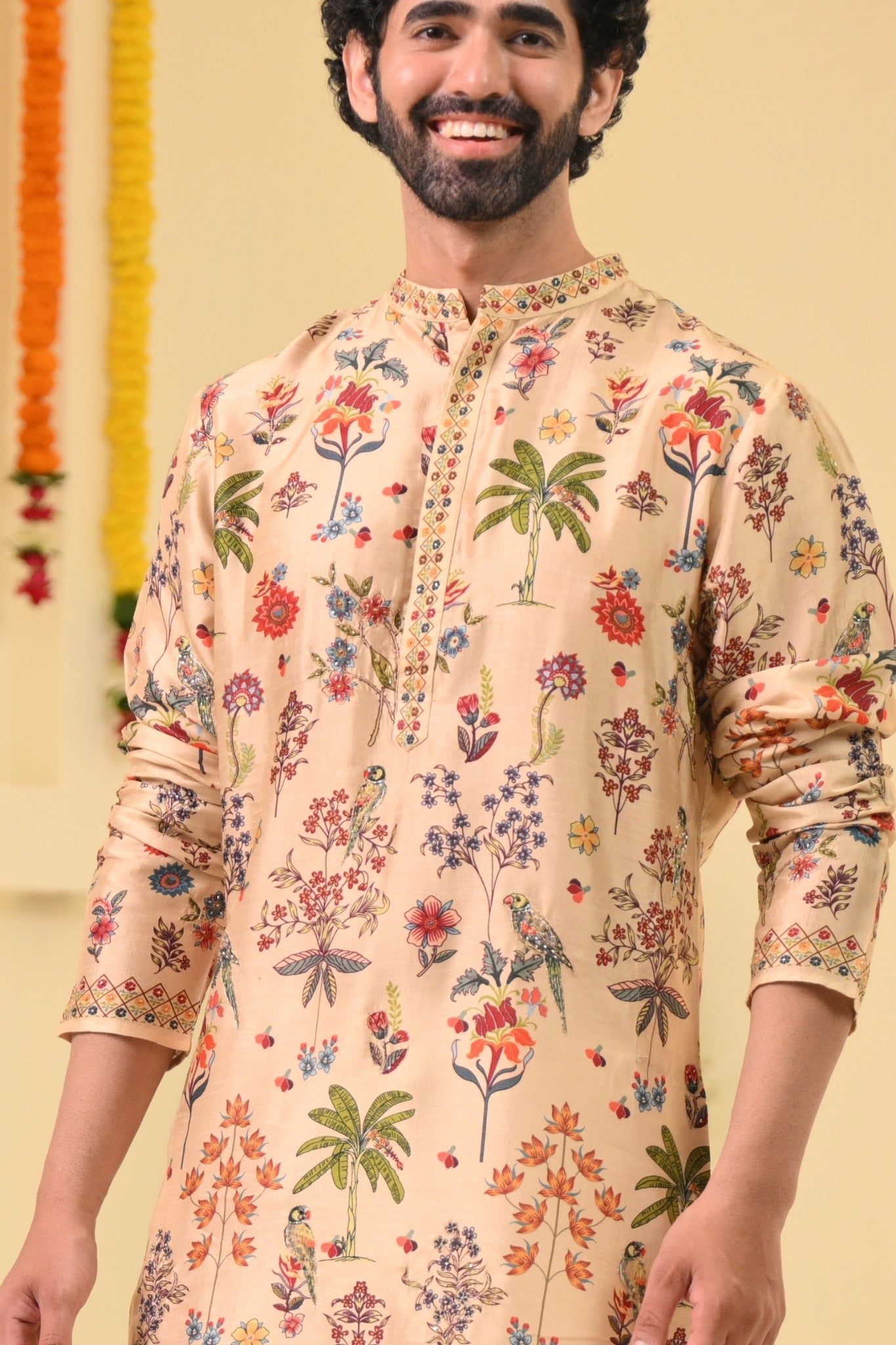 Taroob Gulsitar Embroidered Kurta Pajama Set