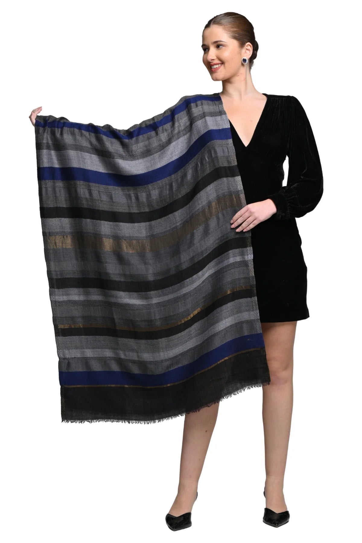 Taroob Gift Set of Unisex  Superfine Merino Wool Stole for Him or Her