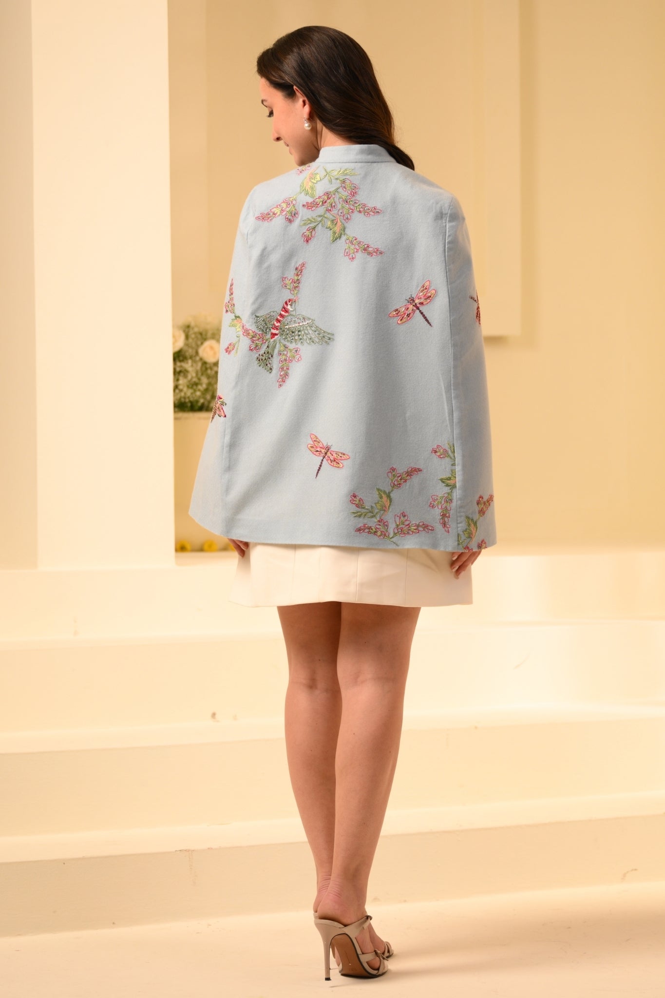 Taroob Eden Embellished Cape