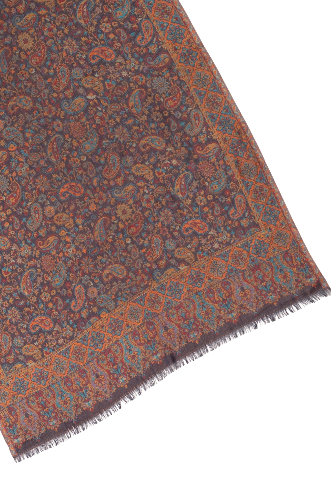 Taroob Antique Jamawar Silk Modal Shawl