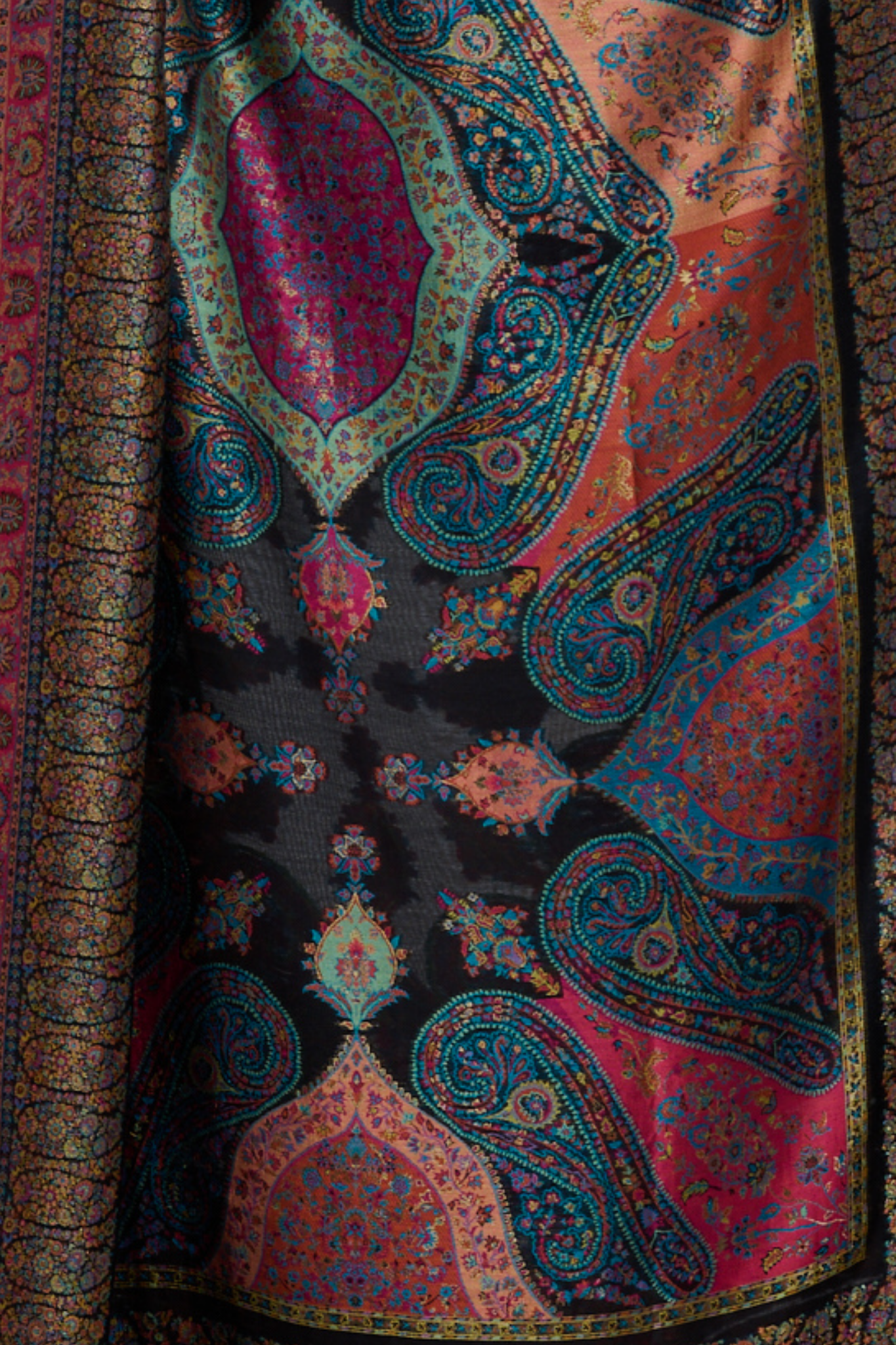 Women's Kashmiri Silk Kaani Shawl , Women's Dupatta