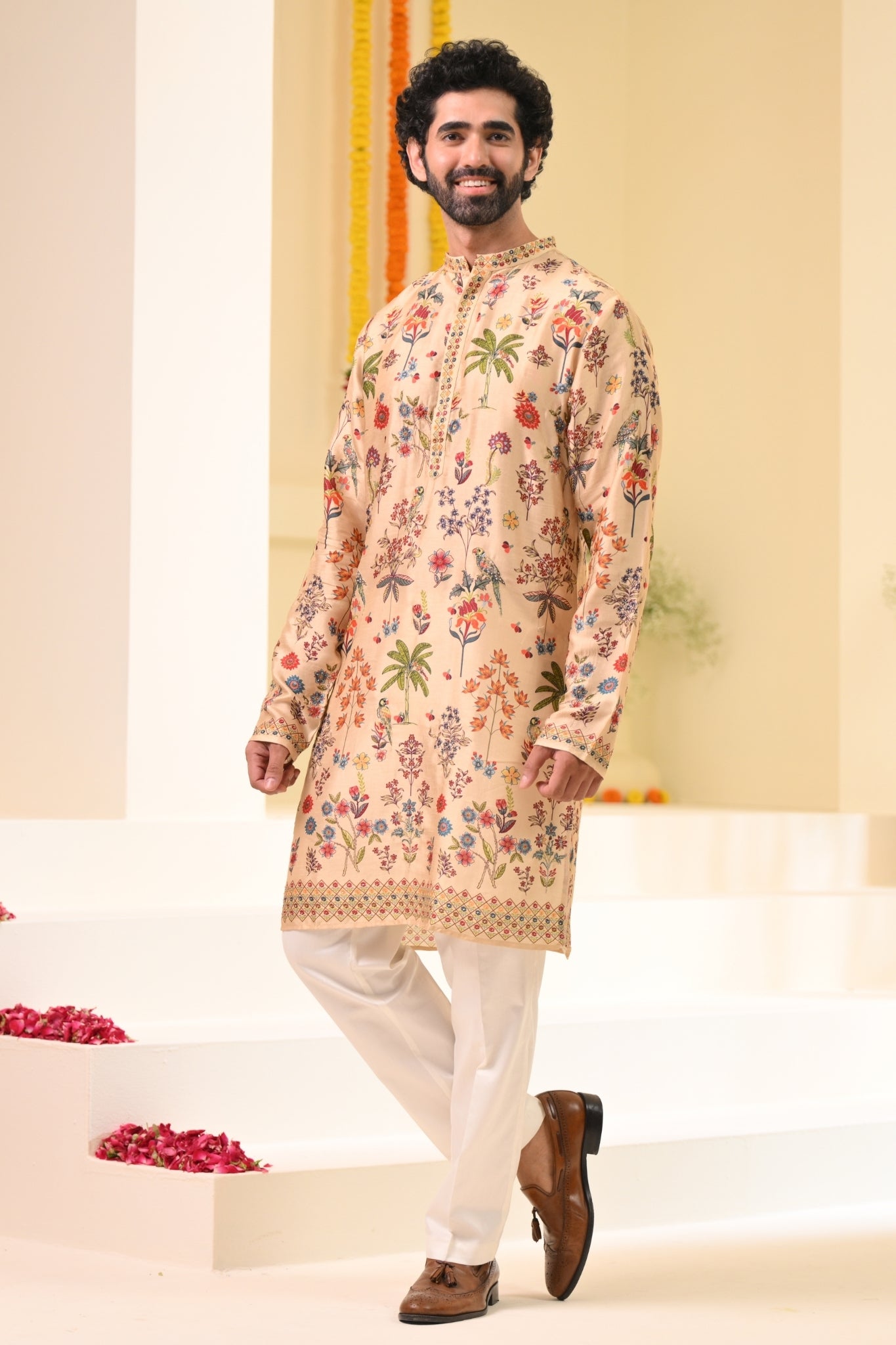 Taroob Gulsitar Embroidered Kurta Pajama Set