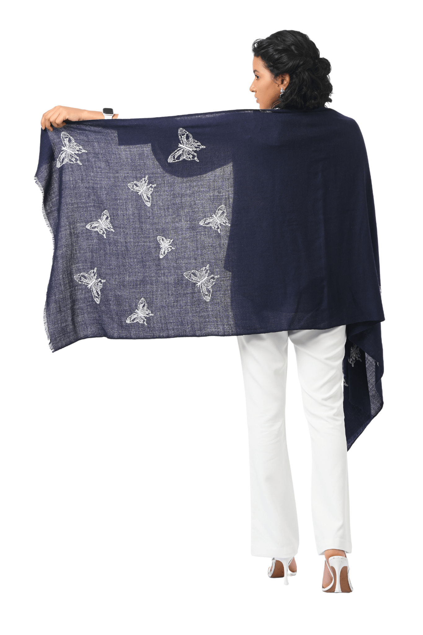Homing Butterflies Cashmere Scarf