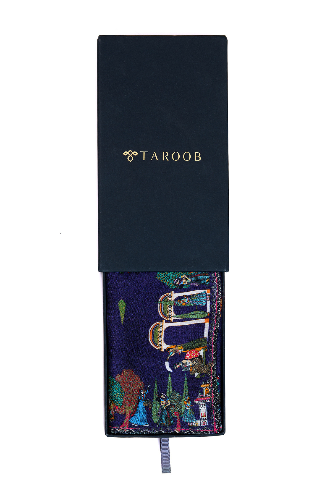 Mughal Darbar Silk  Pocket Square