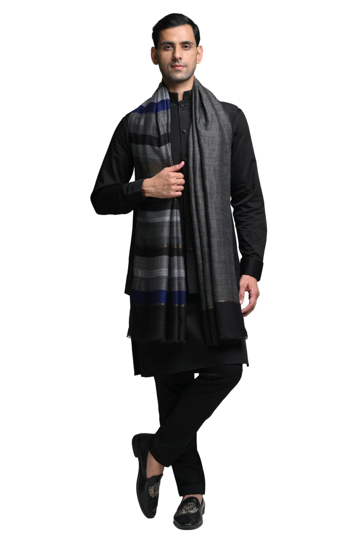 Taroob Gift Set of Unisex  Superfine Merino Wool Stole for Him or Her