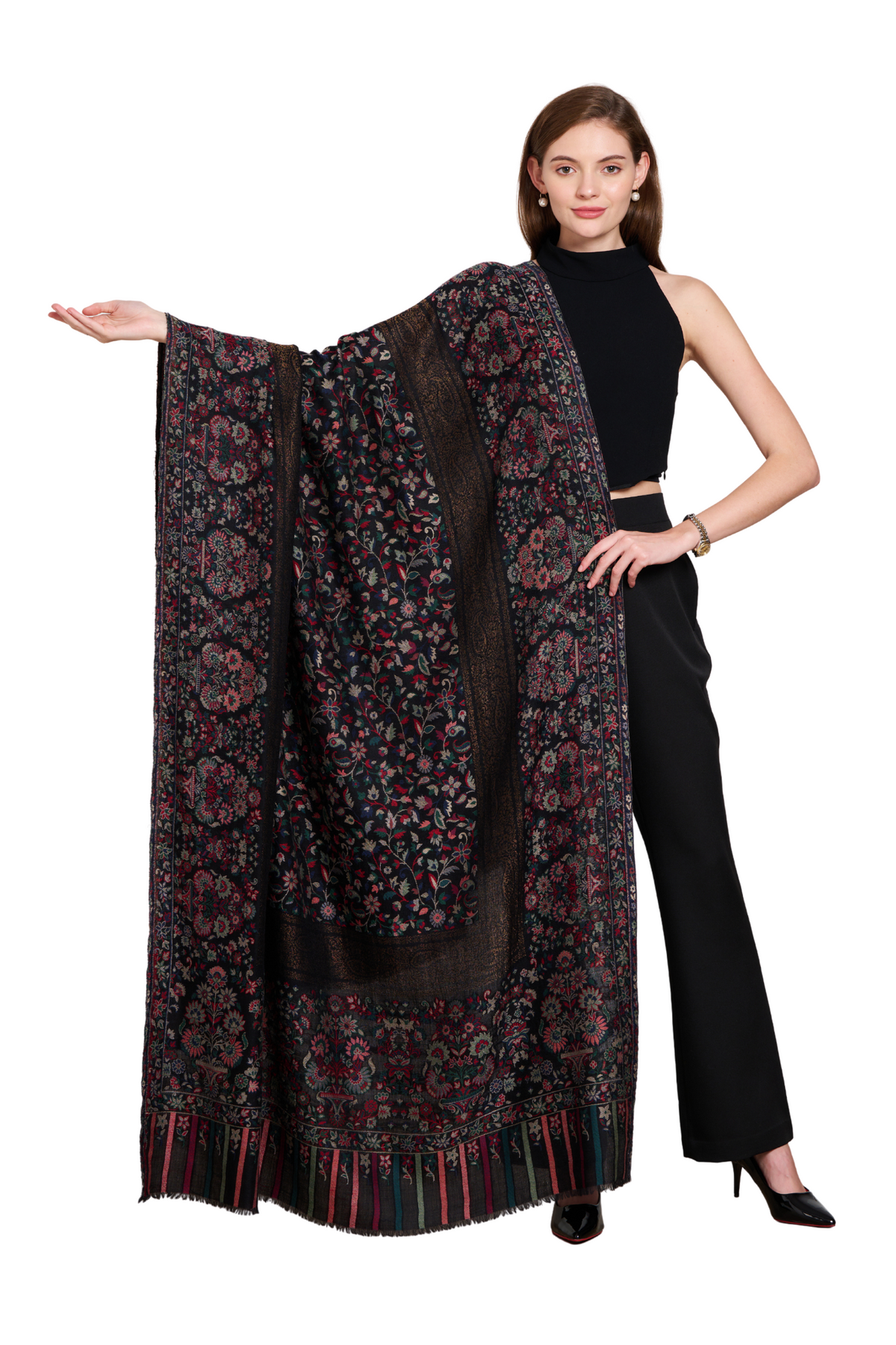 Exclusive Pashmina Kaani Shawl for Him or Her (Unisex Stole )