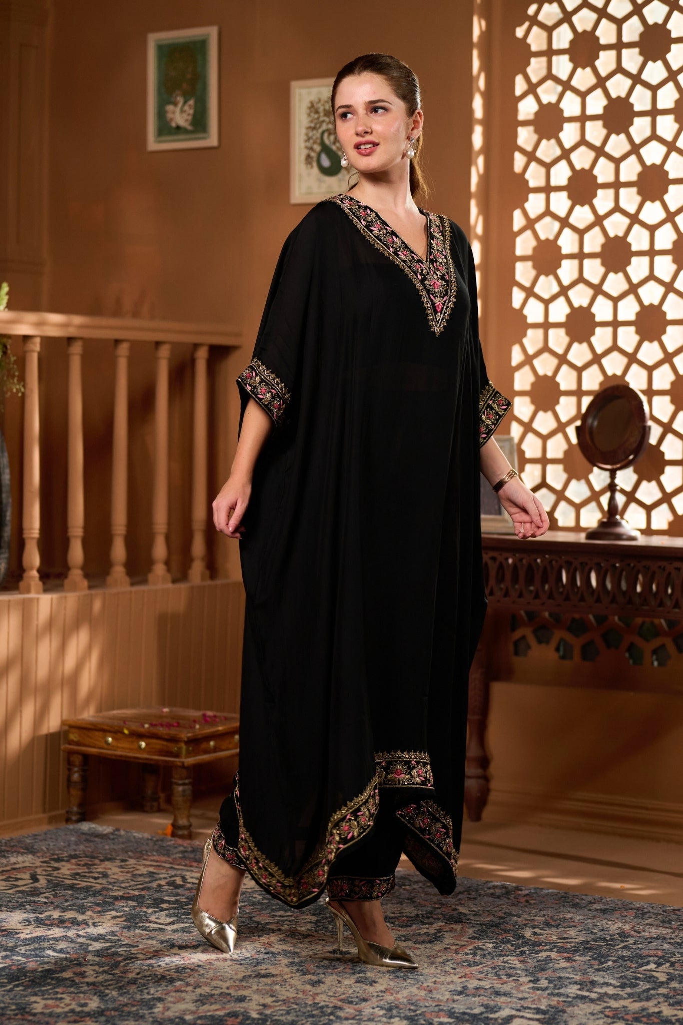 Taroob Hand Embellished Choga Set