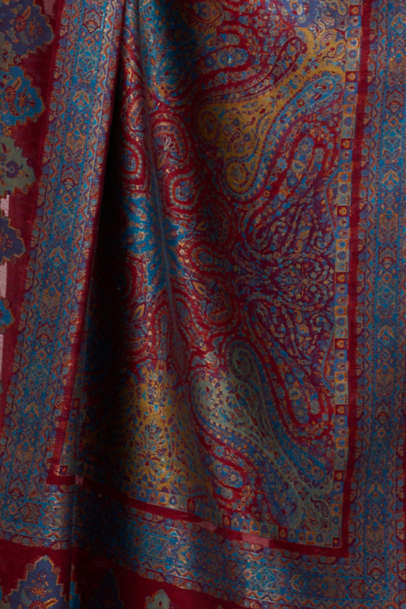 Women's Kashmiri Silk Kaani Shawl , Women's Dupatta