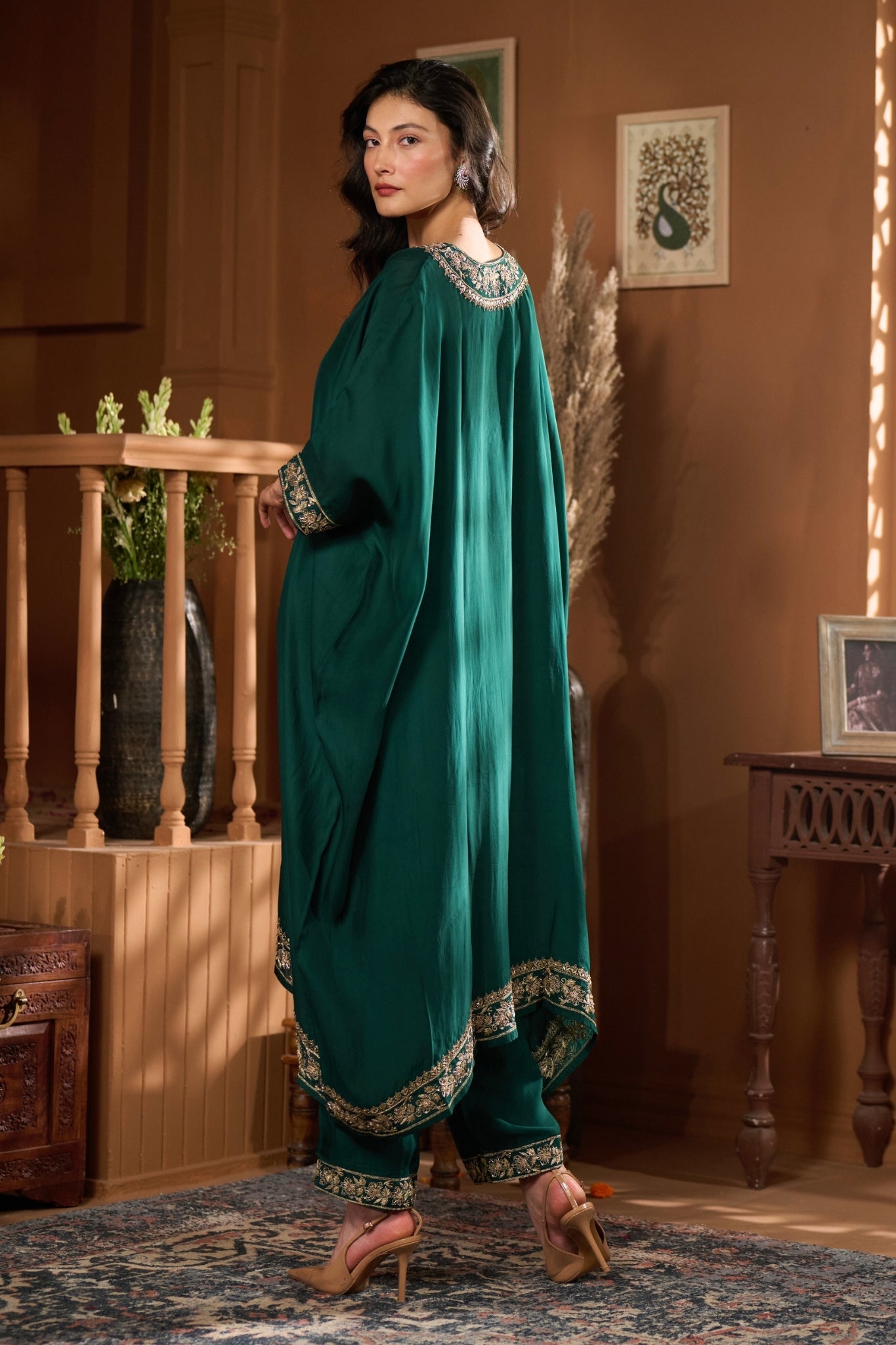 Taroob Hand Embellished Choga Set