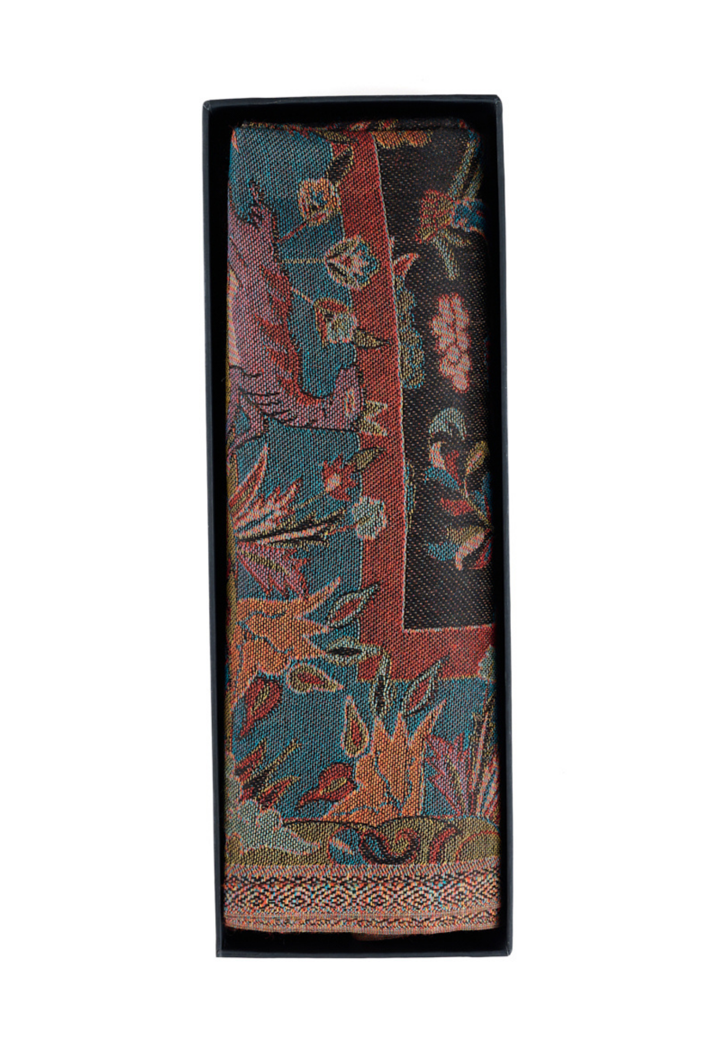 Gift Set of Shikargah Silk Modal Jamawar Stole for Him or Her ( Unisex Stole )