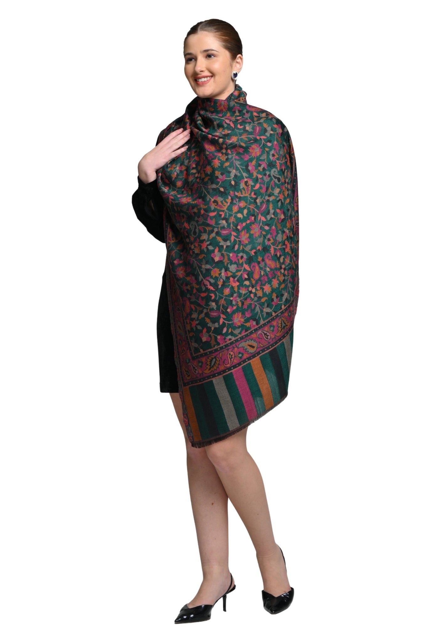 Taroob Heritage Loom Kaani Wool Stole