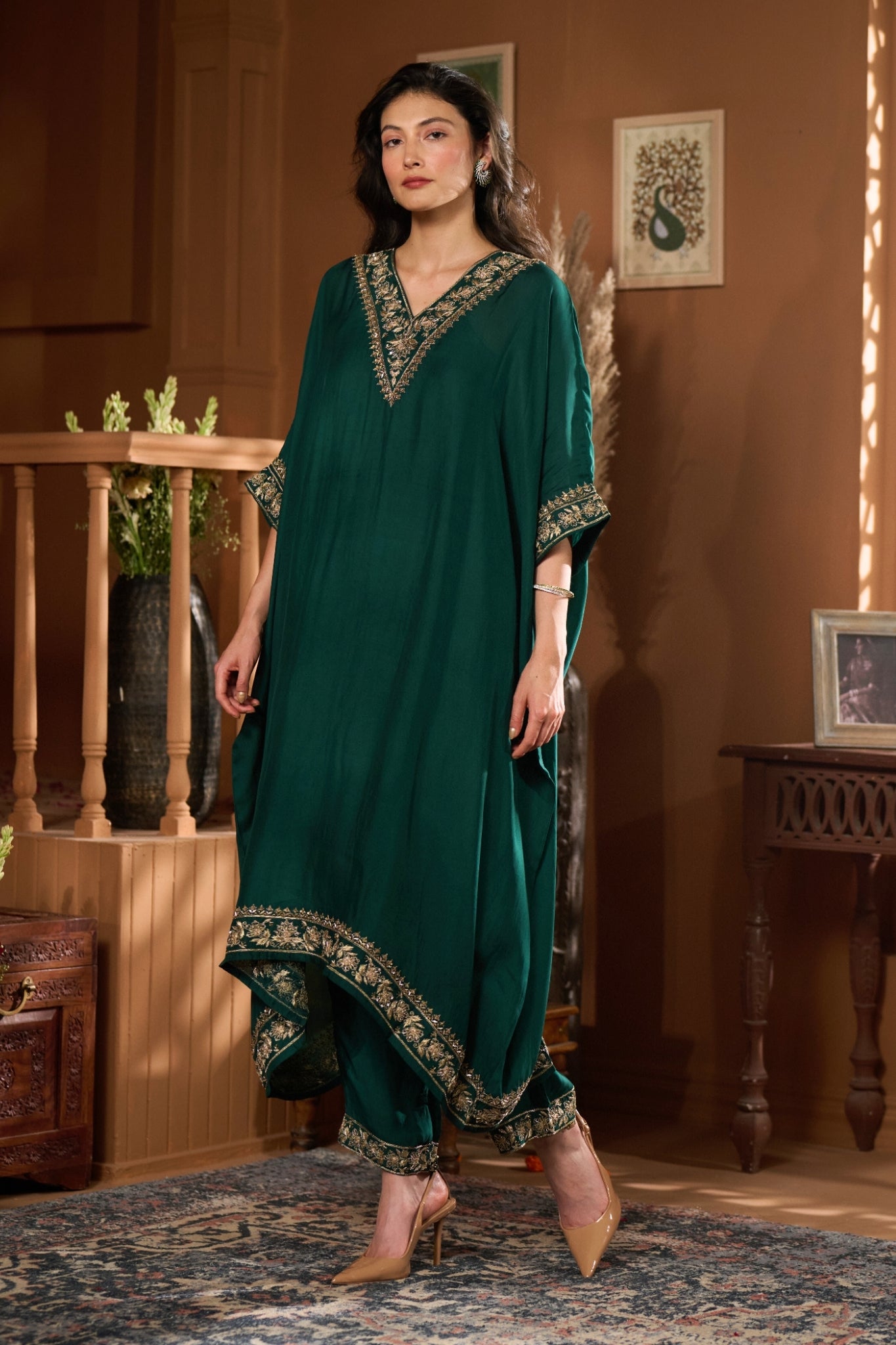 Taroob Hand Embellished Choga Set