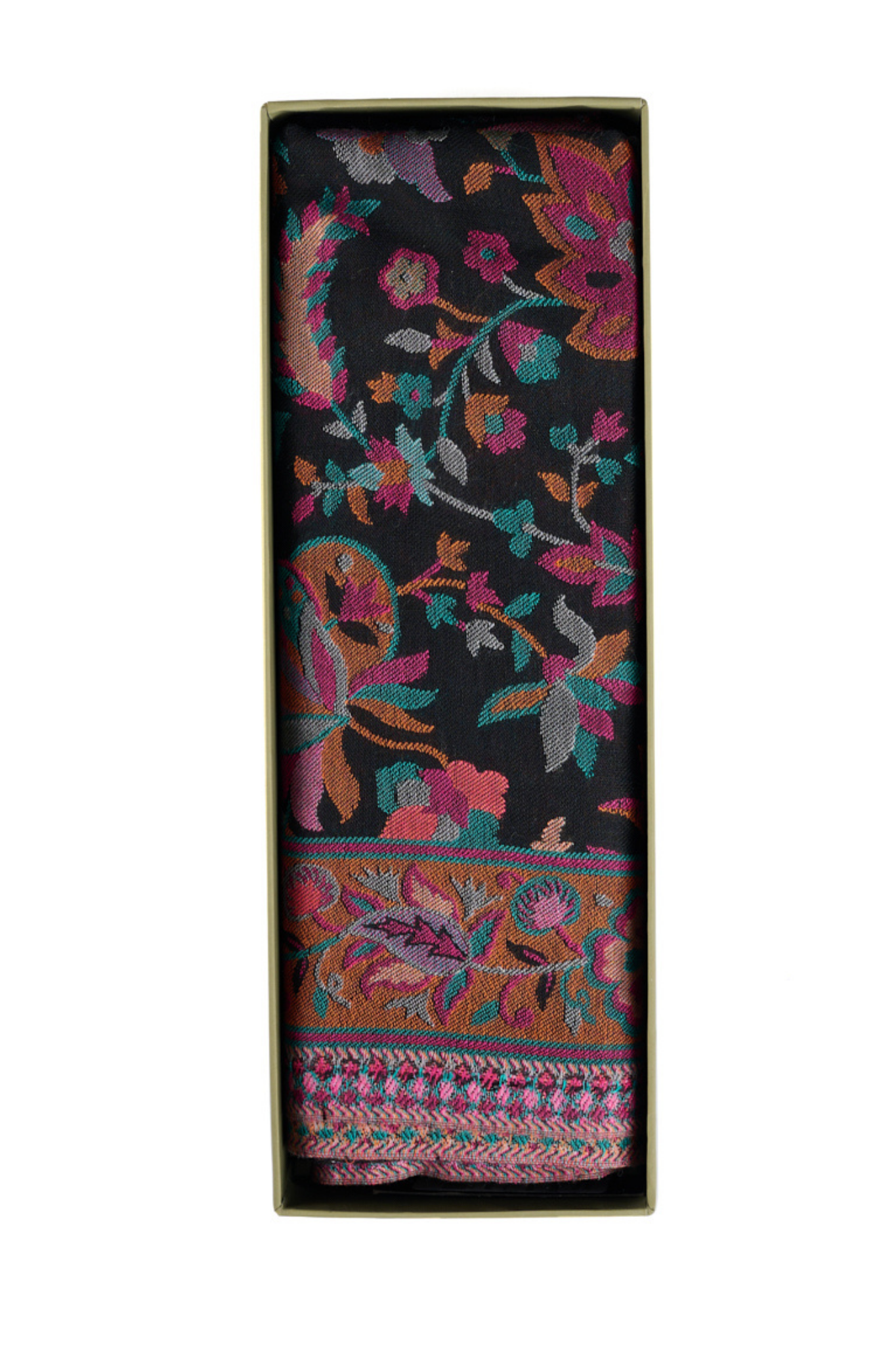 Gift Set of Silk Modal Kaani Stole for Him or Her ( Unisex Stole )