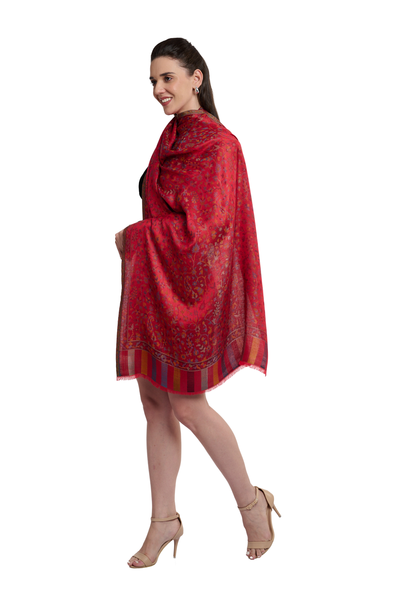 Women's Authenic Reversible Jamawar Stole