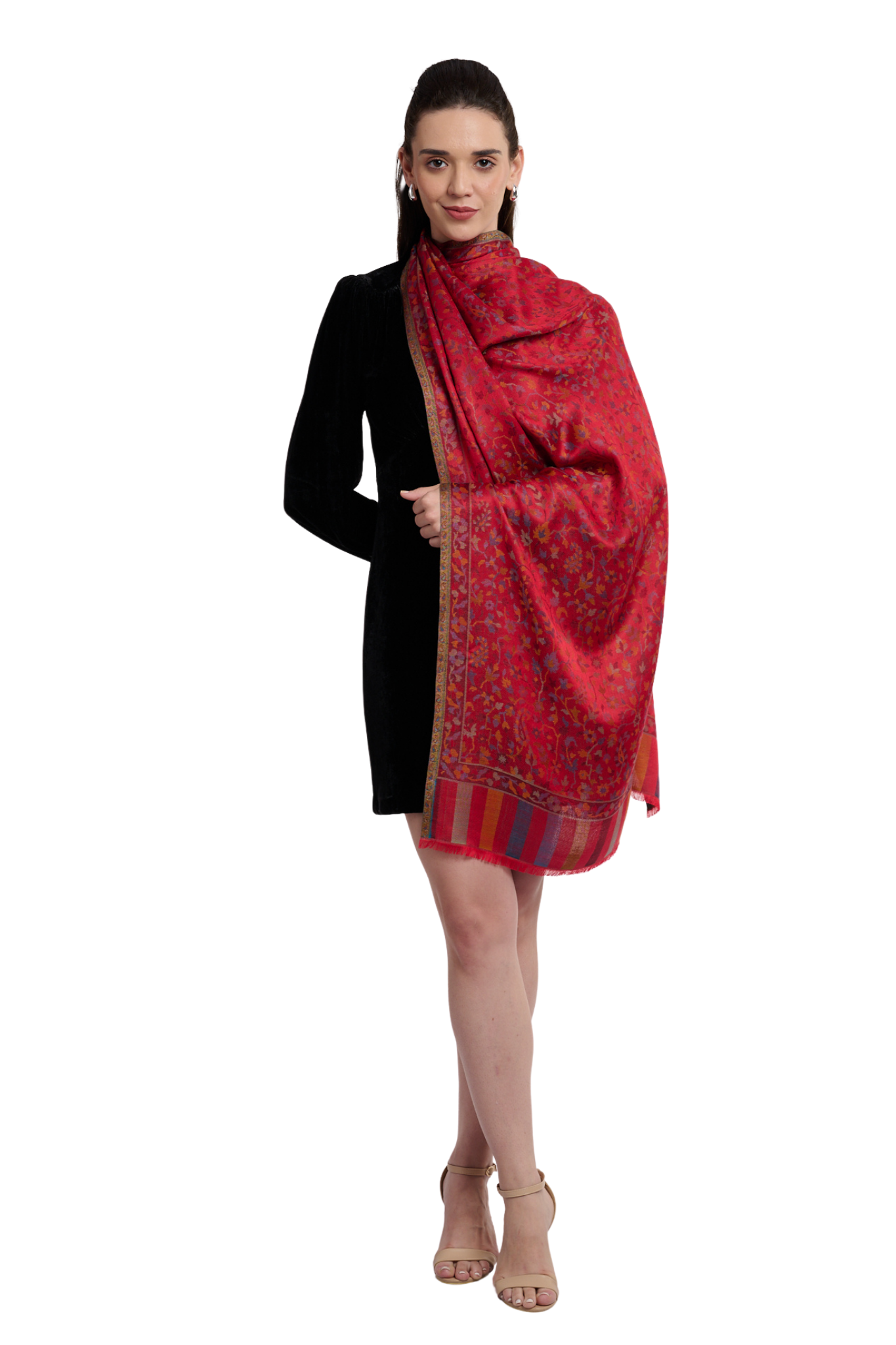 Women's Authenic Reversible Jamawar Stole