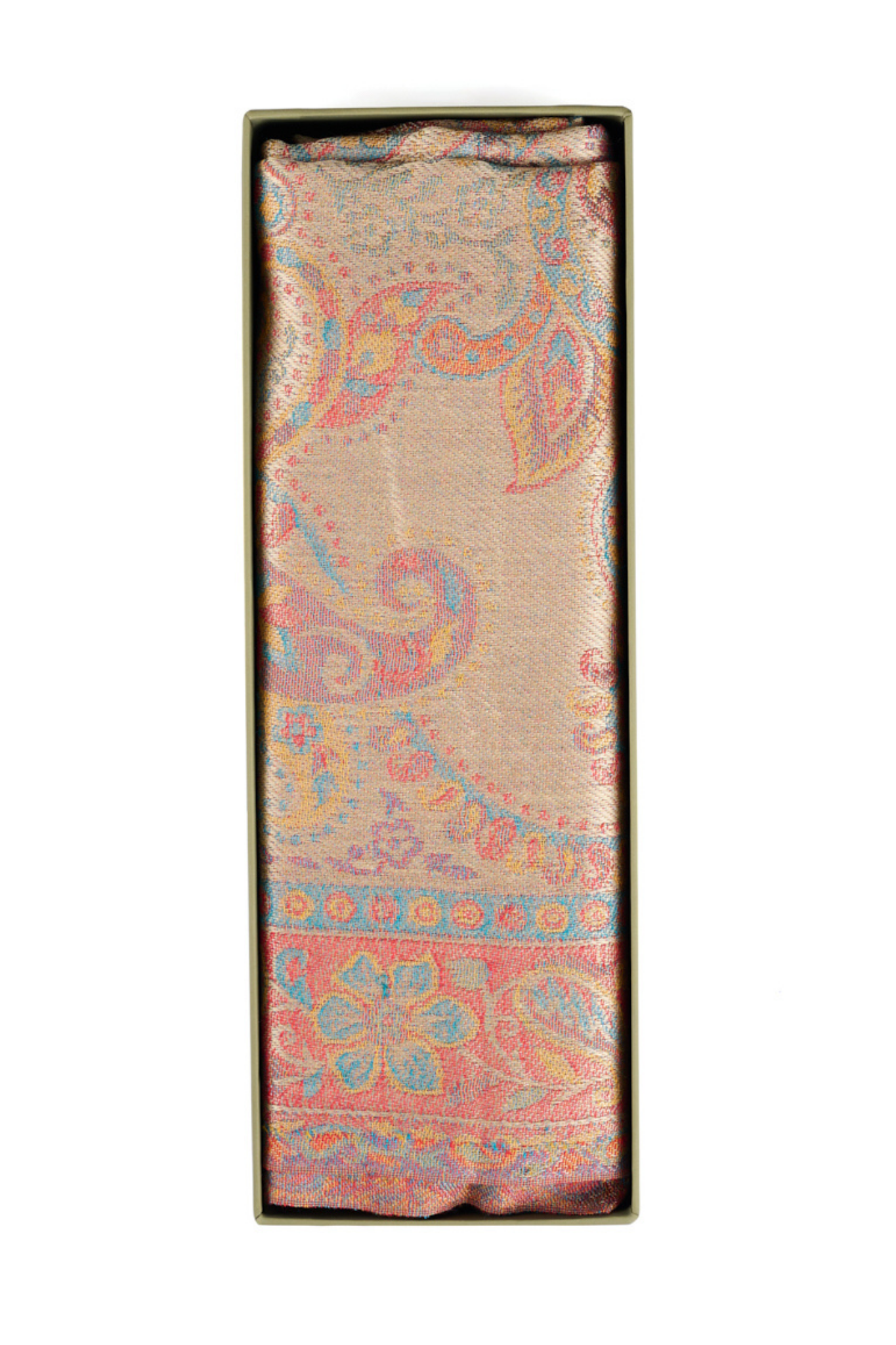 Gift Set of Paisley Silk Jamawar Stole or Him or Her ( Unisex Stole )