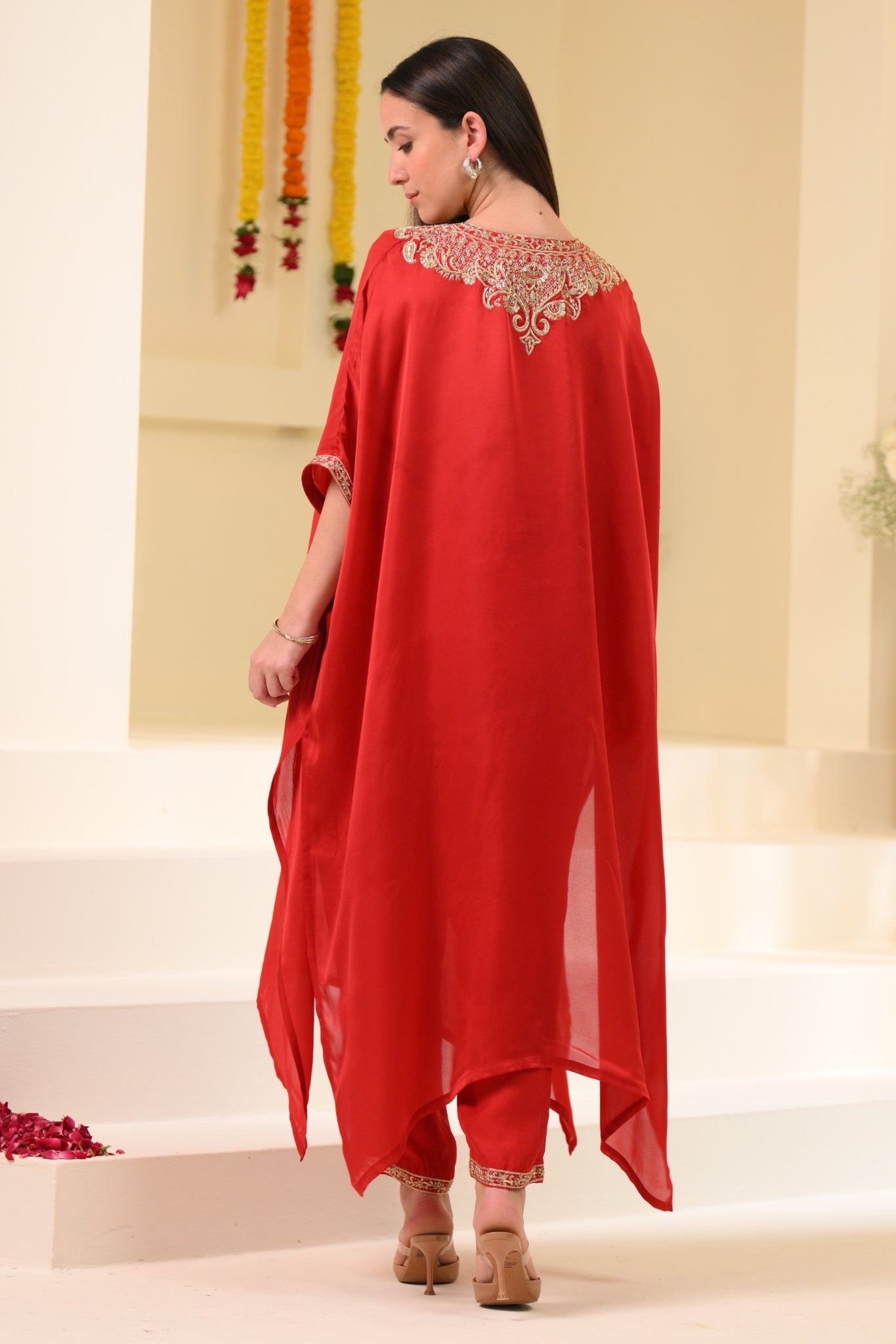 Taroob Hand Zardozi Choga Set