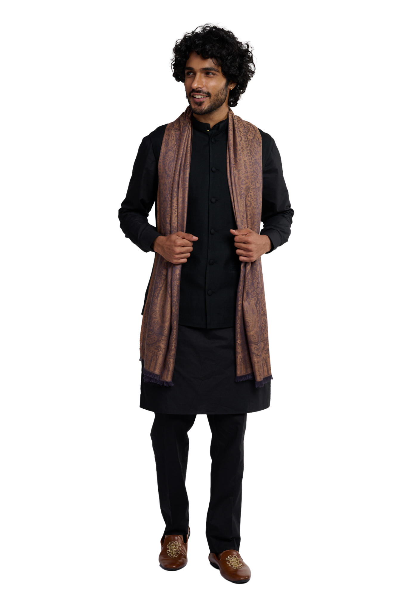 Men's Authentic Kashmiri Jamawar Stole