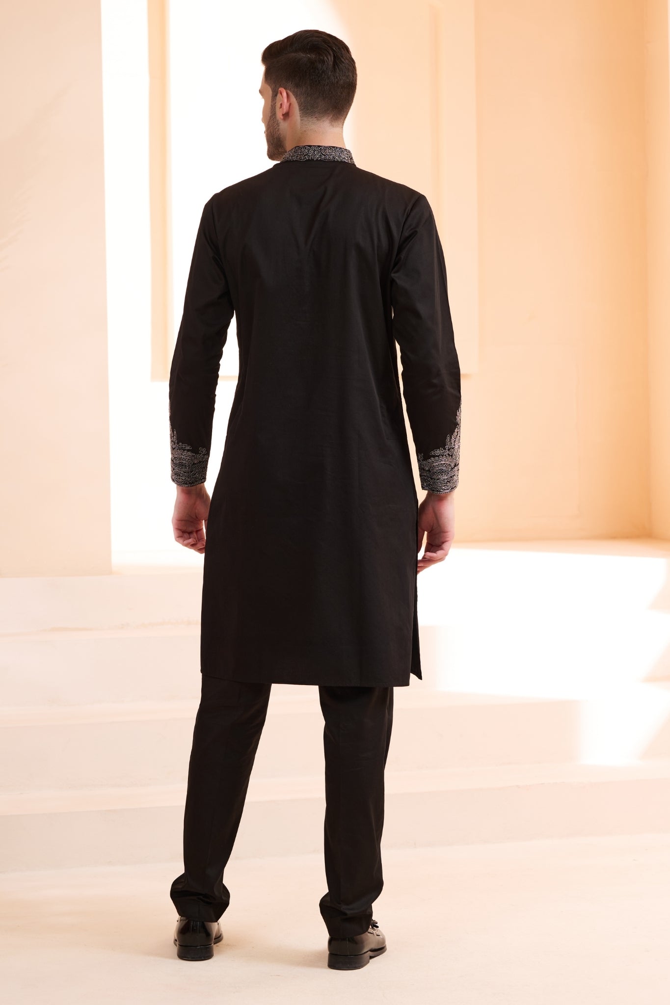 Emrboidered Zari Dori Work Kurta Pajama Set