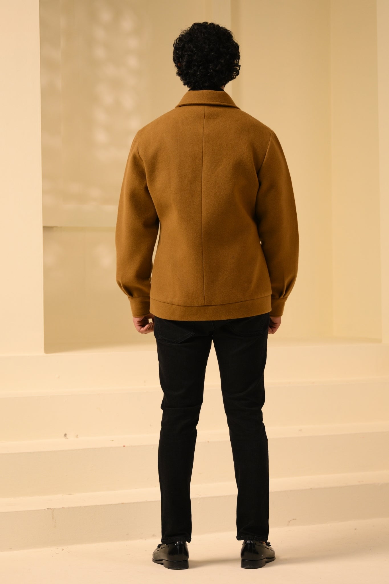 Taroob Wool Cashmere Collar Jacket