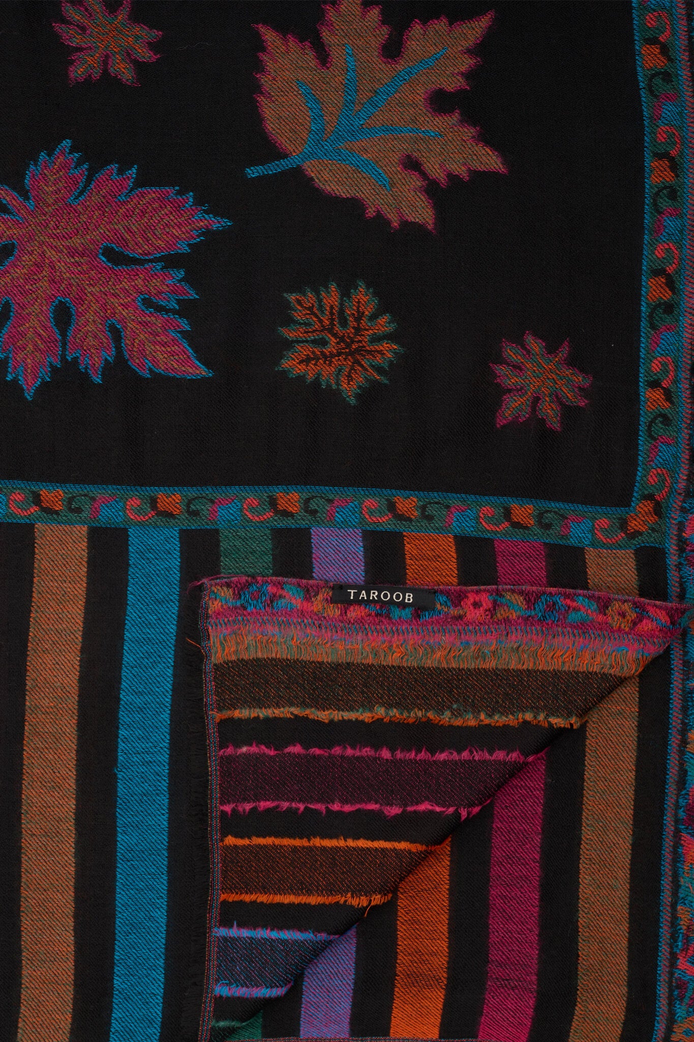 Ethnic Pashmina Wool Chinar Kaani Shawl