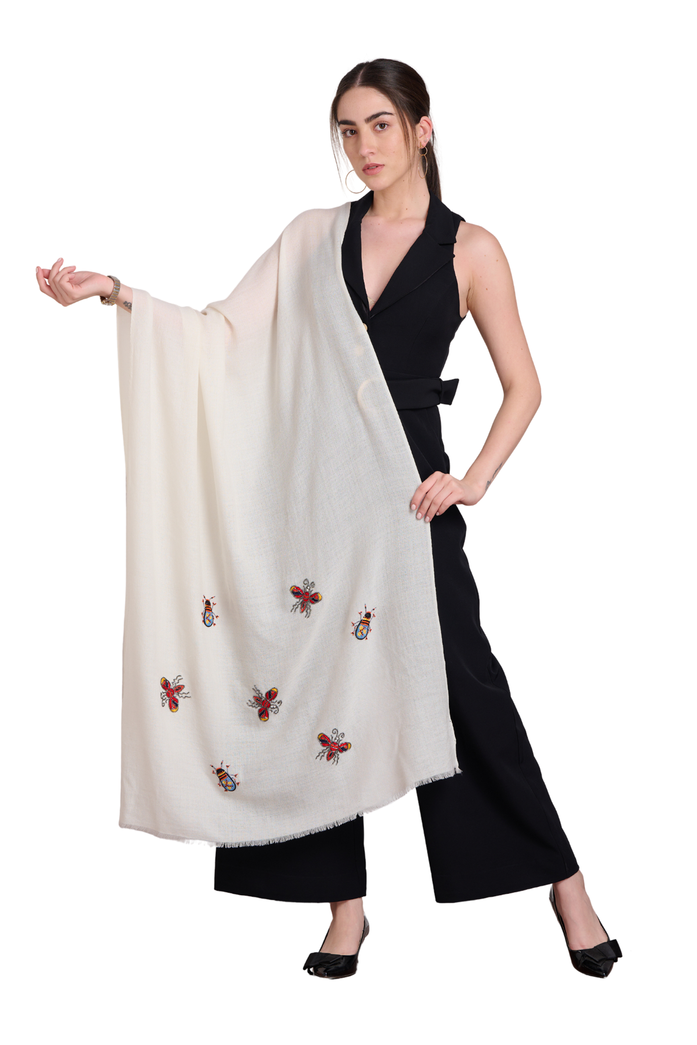 Bugs & Beetles Cashmere Scarf